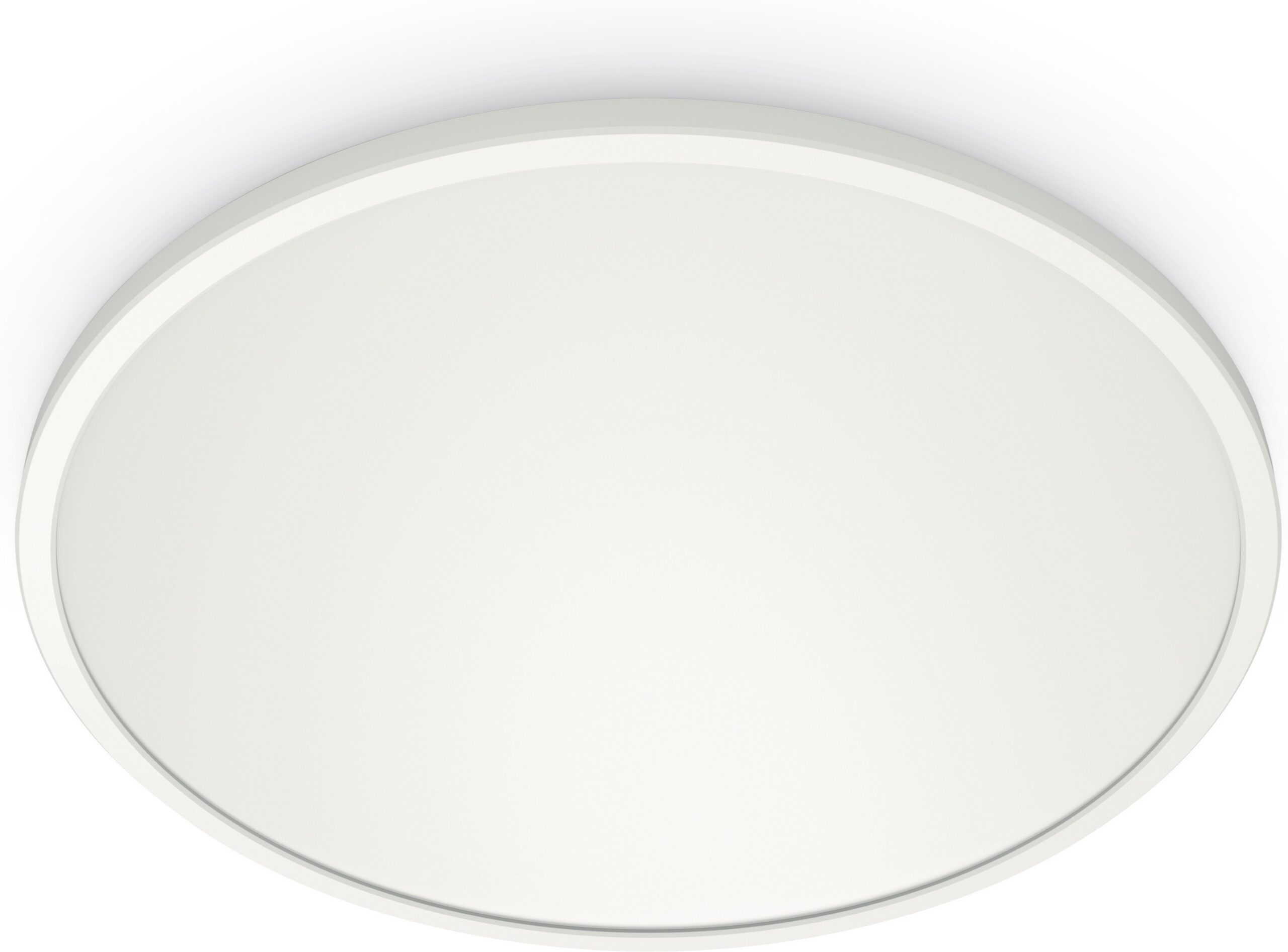 WiZ SuperSlim laelamp, ümmargune, valge, 16 W, reguleeritava valgega, Wi-Fi