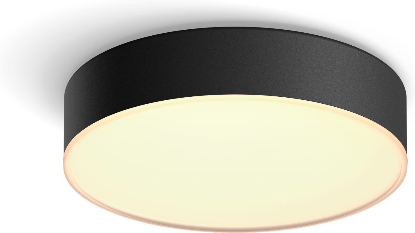 Philips Hue Enrave S valge meeleoluga nutikas laelamp, väike, must