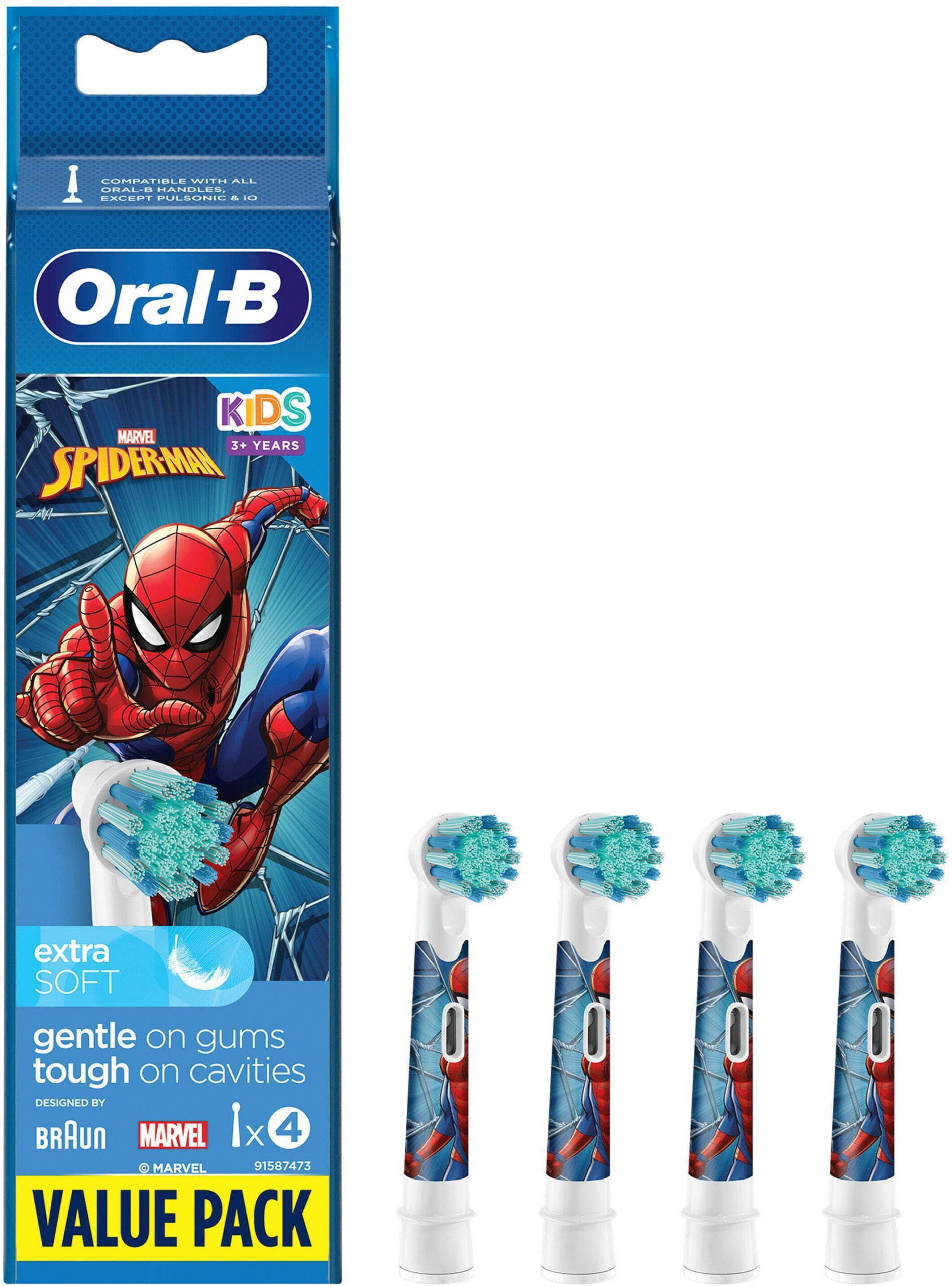 Oral-B Kids Spider-Man vahetushari, 4 tk - Image 3