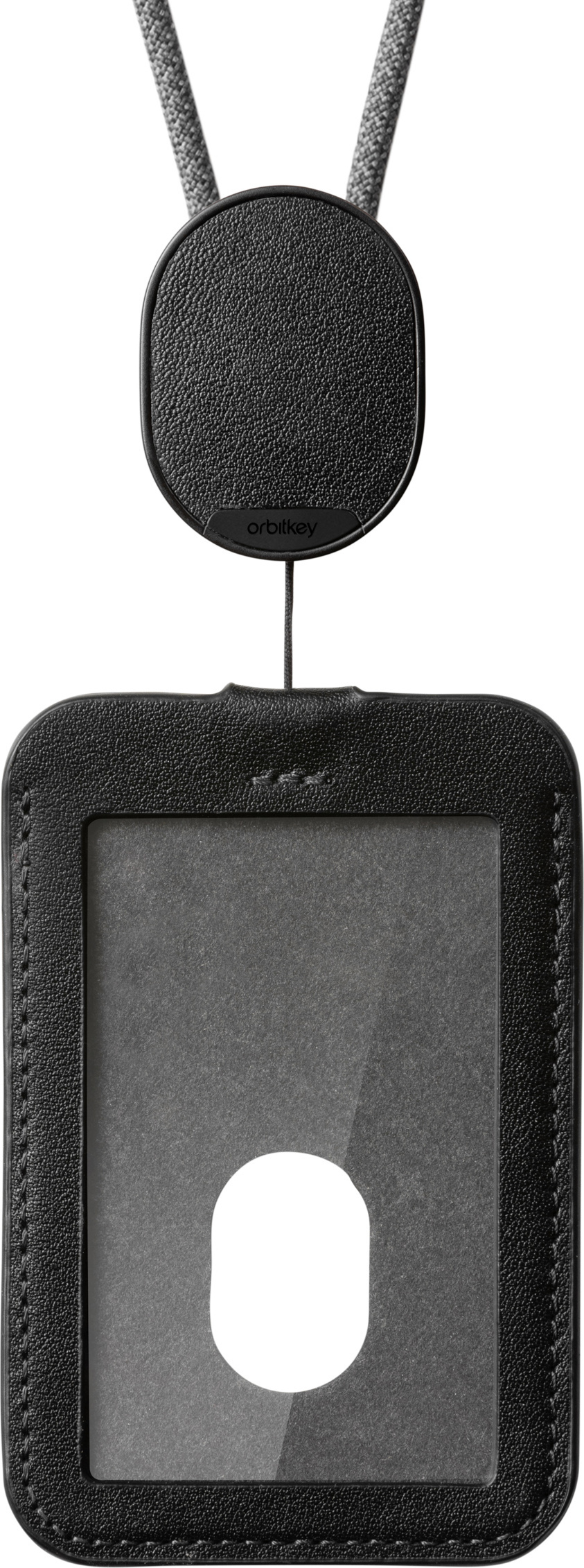 Orbitkey ID-kaardi hoidik - ID-kaardi hoidik kaelarihmaga, must