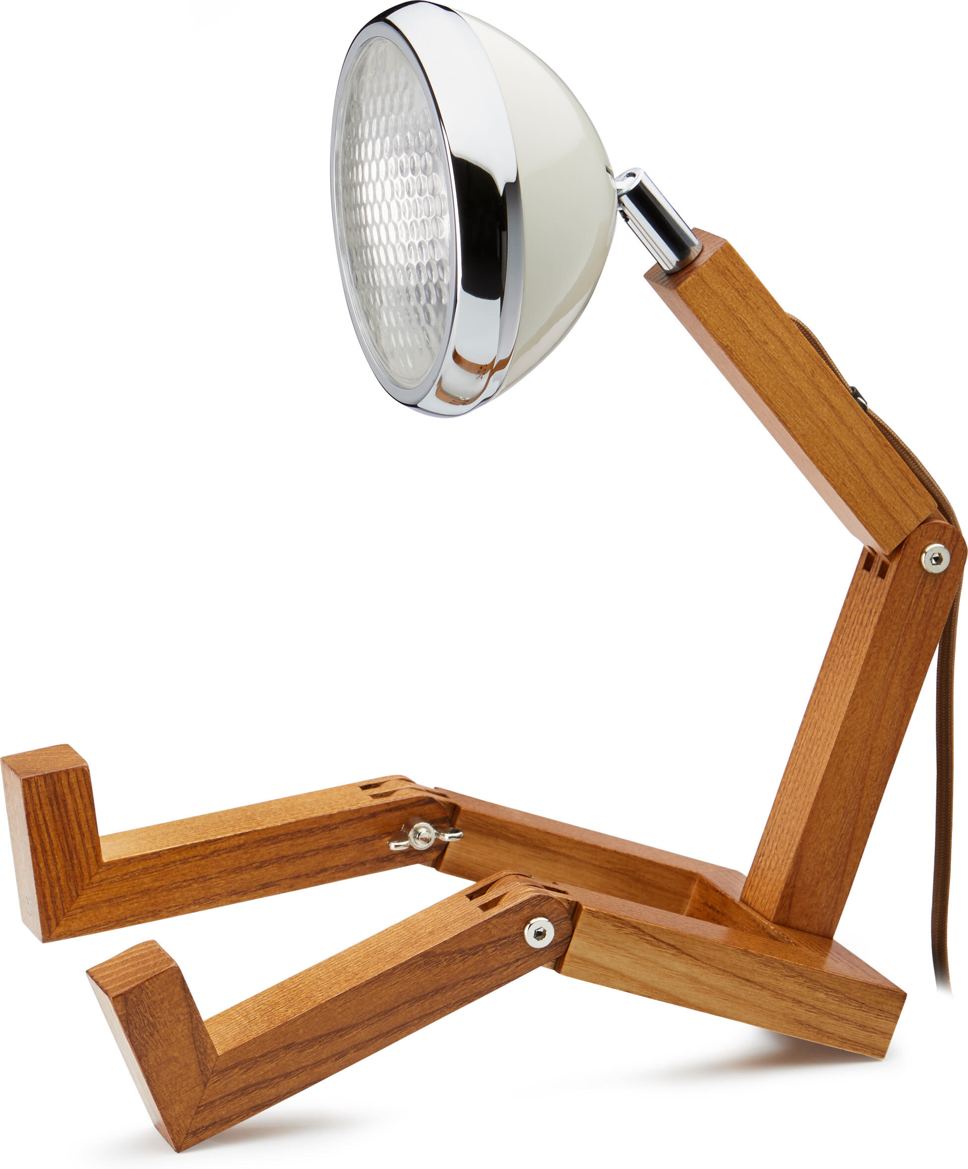 Mr. Wattson originaal laualamp, vintage valge