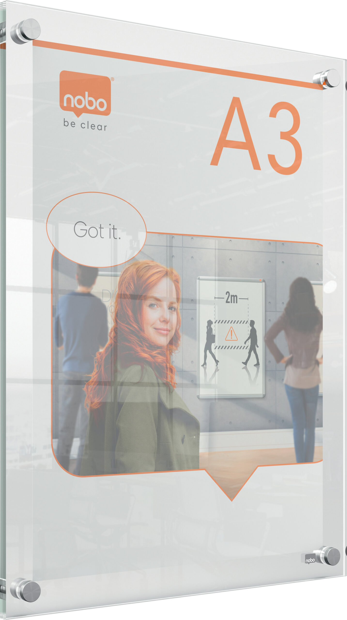Nobo Premium Plus poster raam, A3, läbipaistev - Image 5