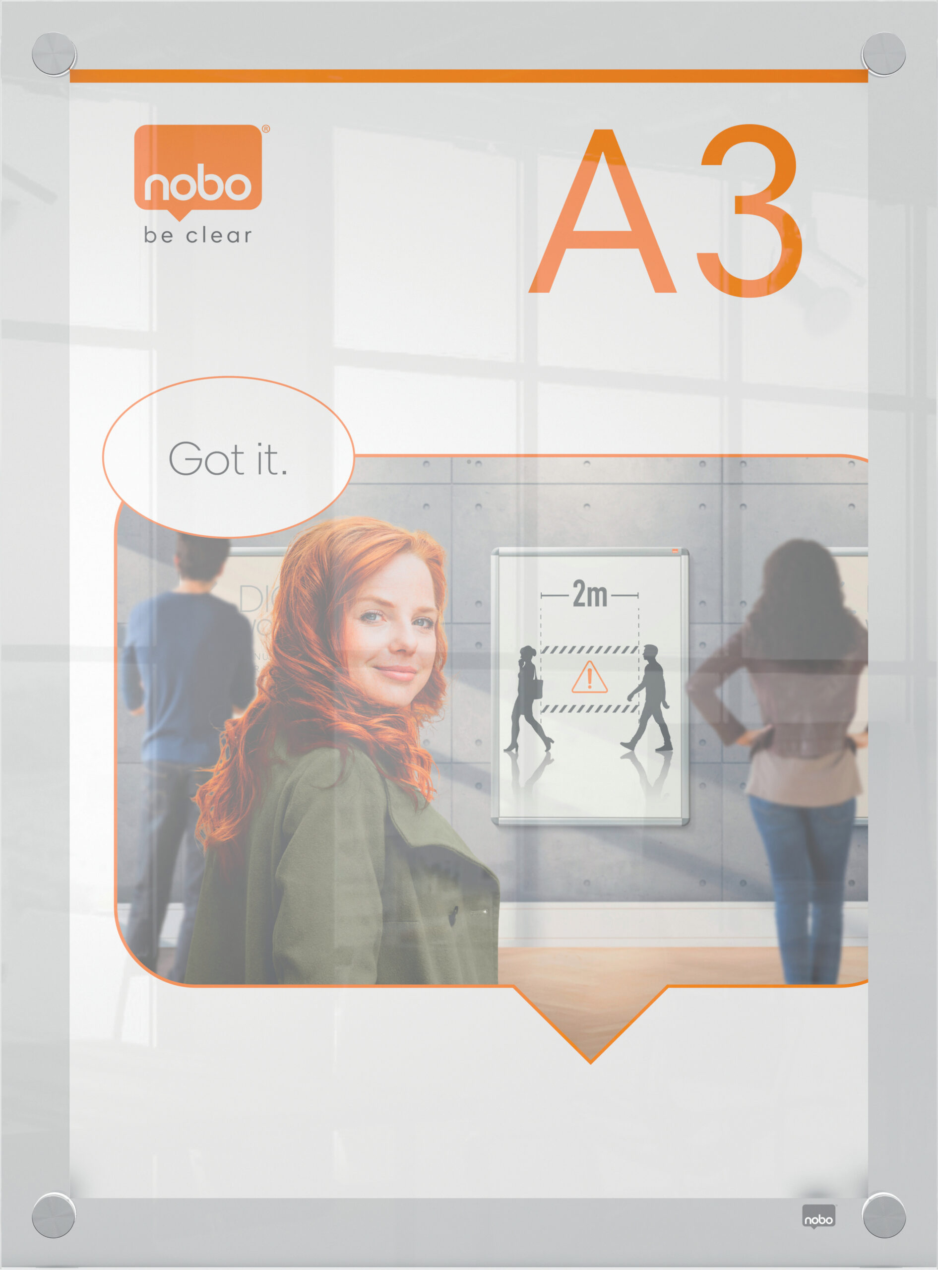 Nobo Premium Plus poster raam, A3, läbipaistev - Image 4