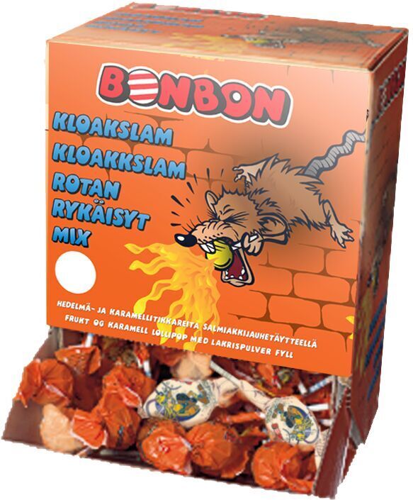 Bonbon Rotan rukkasütid -pulgakommid, 1,43 kg