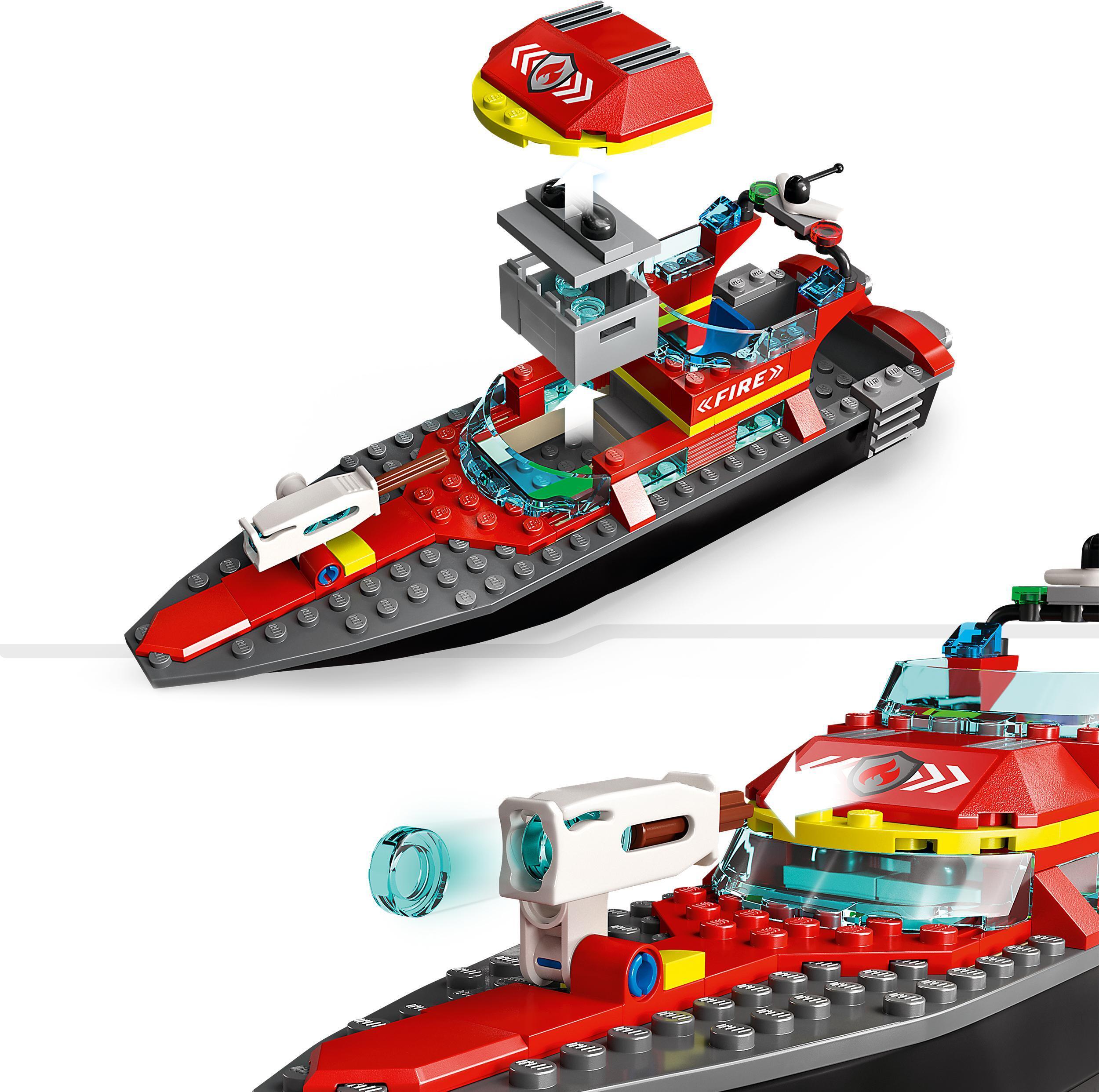 LEGO City Fire 60373 - Tuletõrjepaat - Image 5