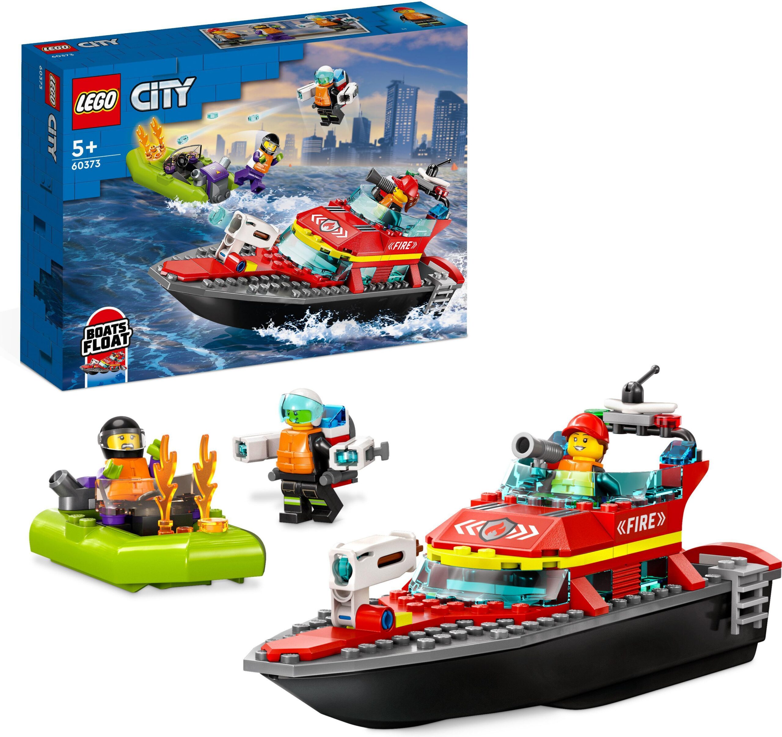 LEGO City Fire 60373 - Tuletõrjepaat - Image 2
