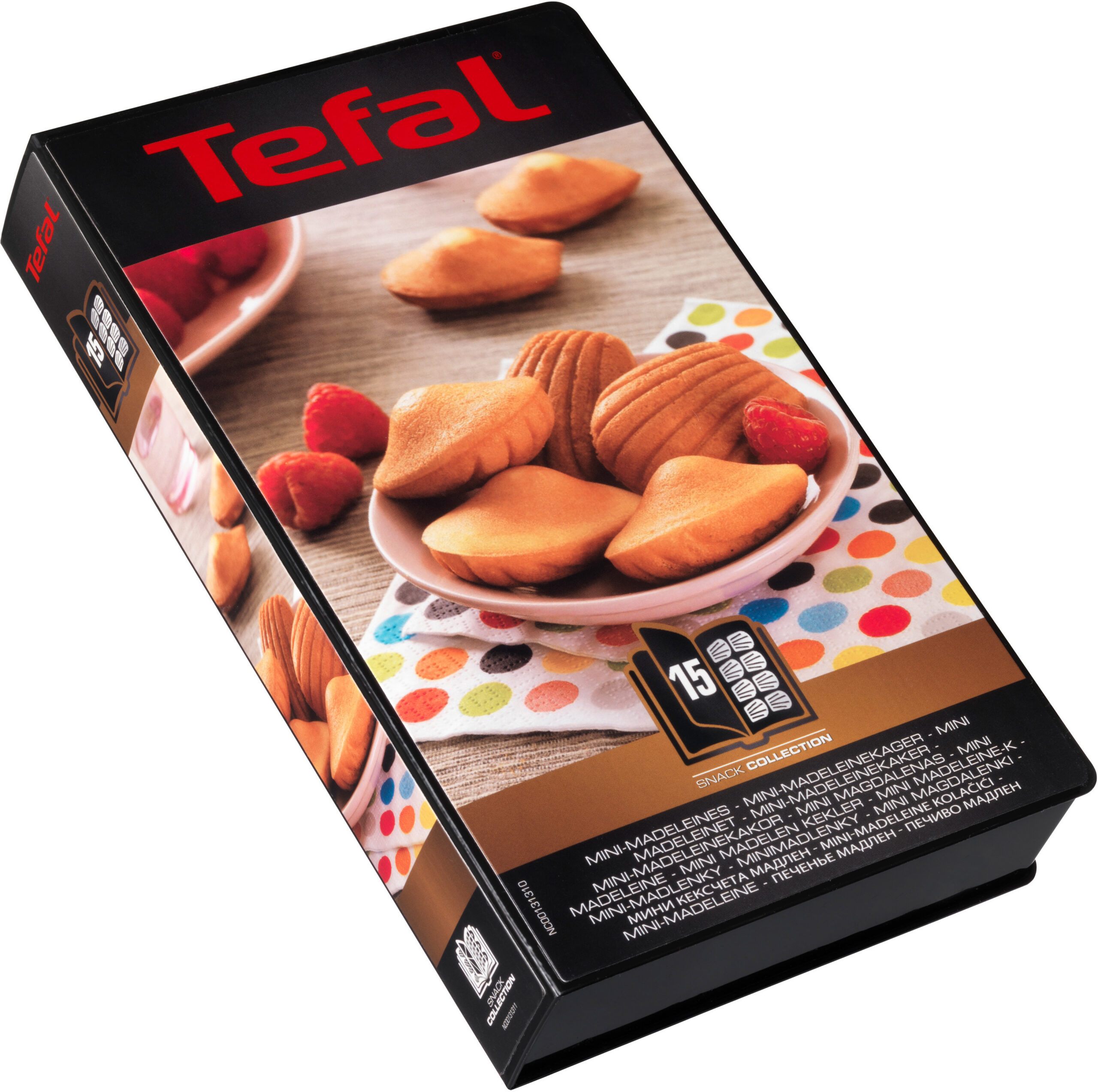 Tefal Snack Collection küpsetusplaadid: 15 Madeleine'i