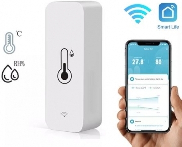 Tuya TH-01 juhtmevaba temperatuuri- ja niiskusandur, WiFi