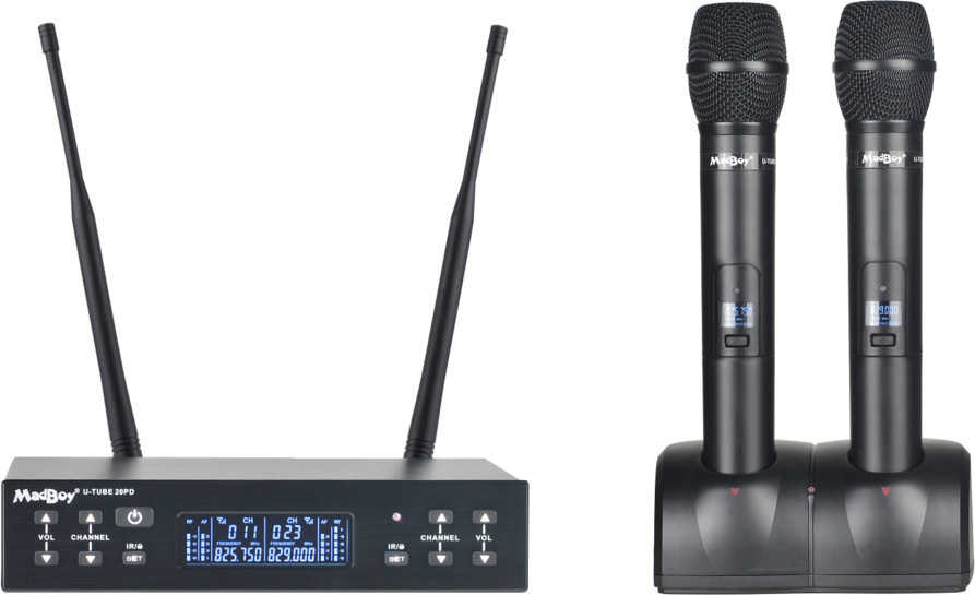 MadBoy U-Tube 20PD Wireless Karaoke Microphone Pair