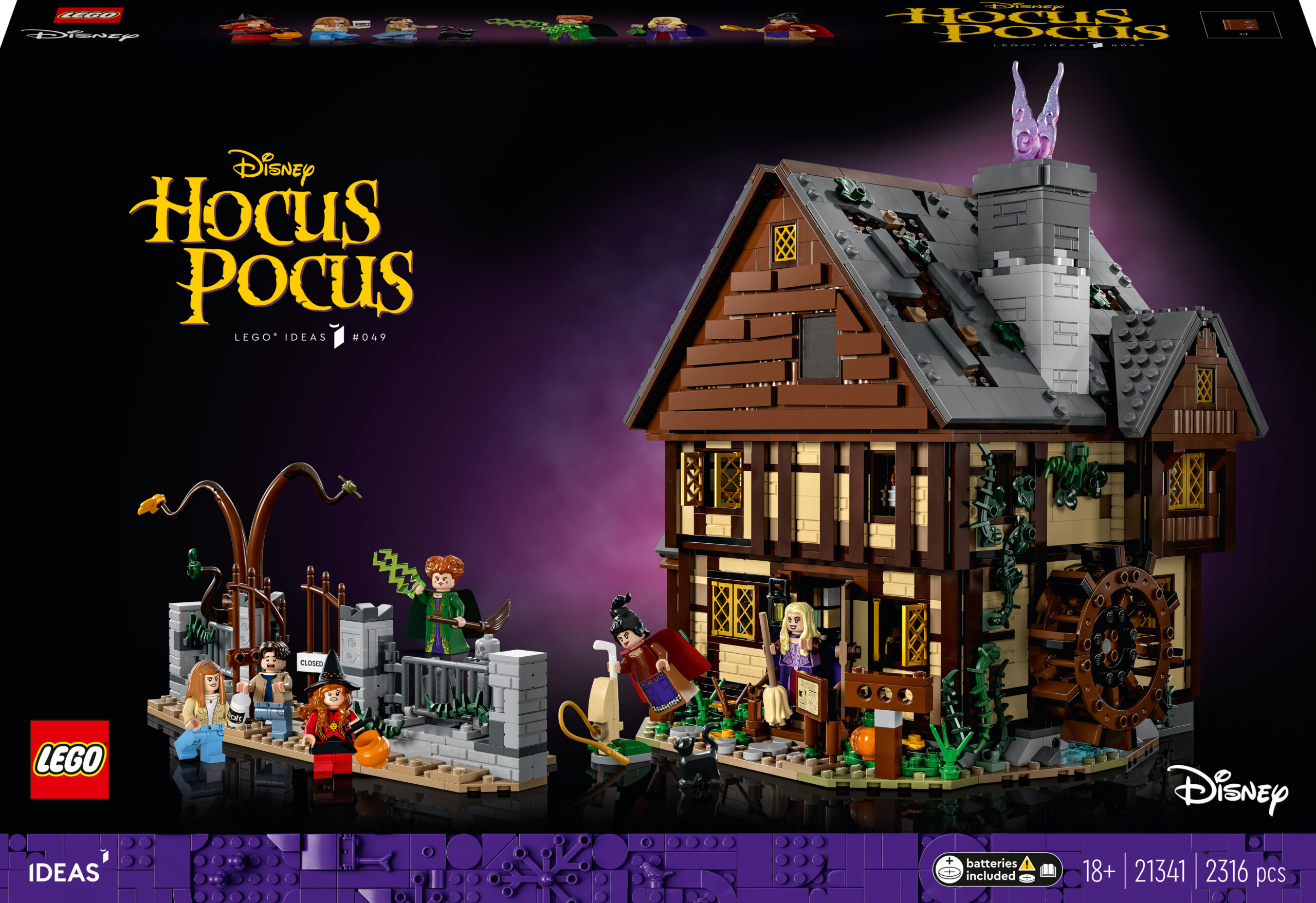 LEGO Ideas 21341 - Disney's Hocus Pocus: Sanderson's Cottage