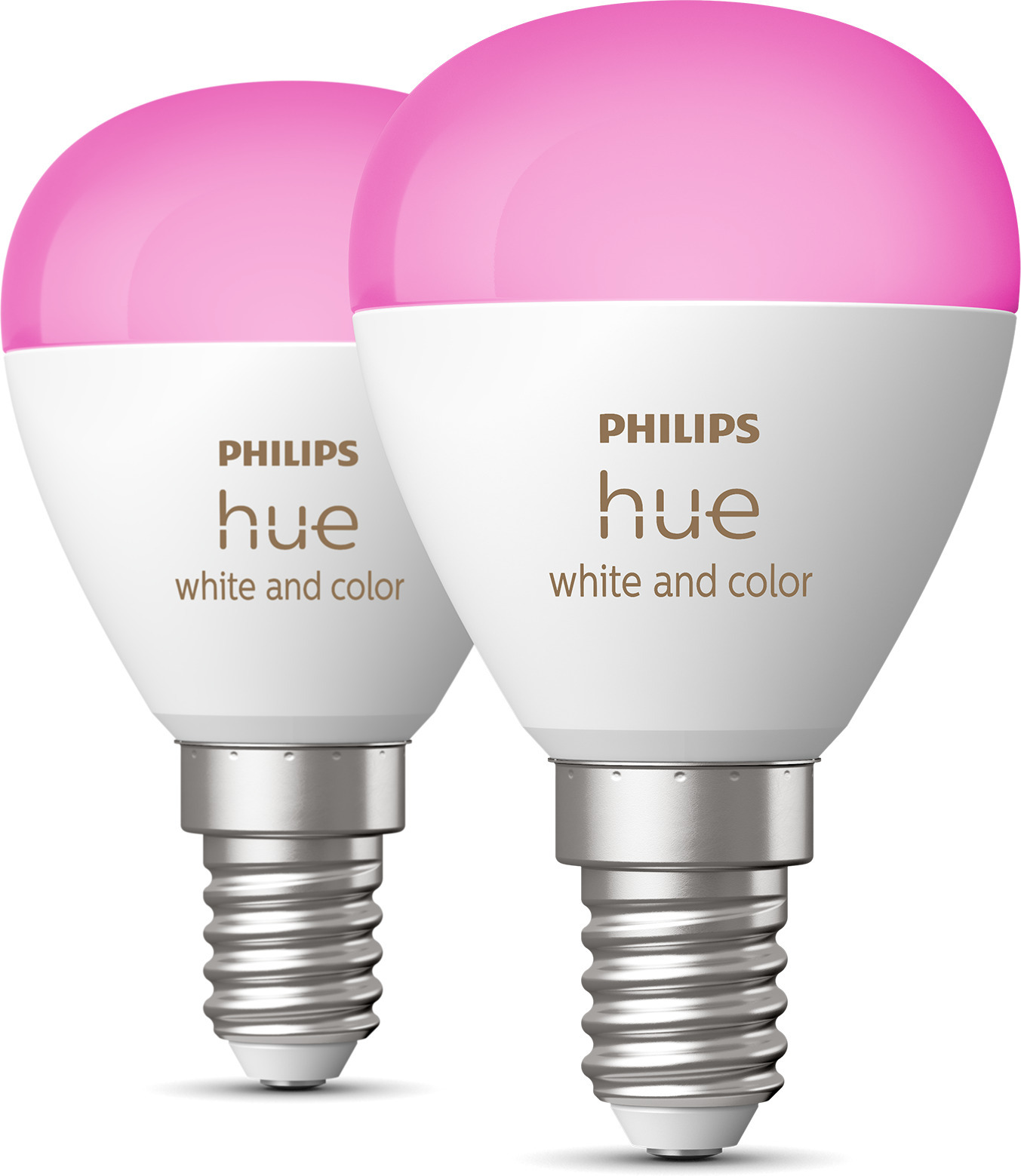 Philips Hue White and Color Ambience Luster nutipirn, E14, P45, 470 lm, 2200-6500 K, 2 tk - Image 2