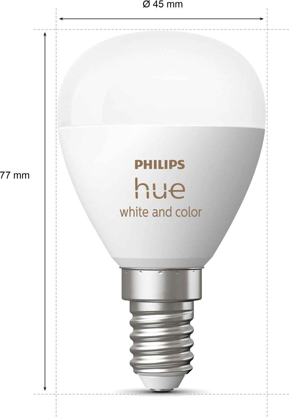 Philips Hue White and Color Ambience Luster nutipirn, E14, P45, 470 lm, 2200-6500 K, 2 tk - Image 4