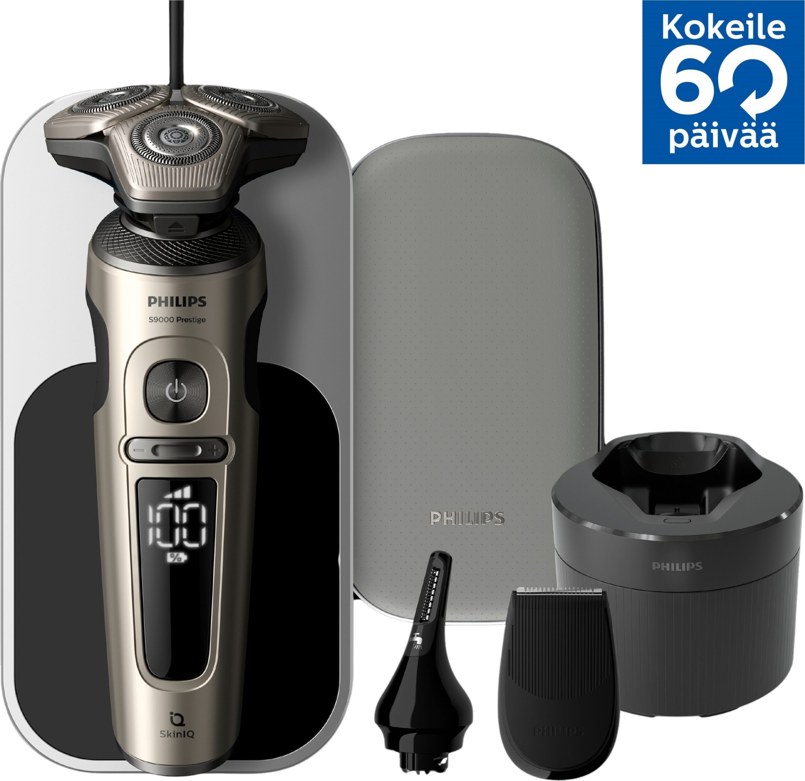 Philips S9000 Prestige SP9883/36 pardel puhastusjaamaga