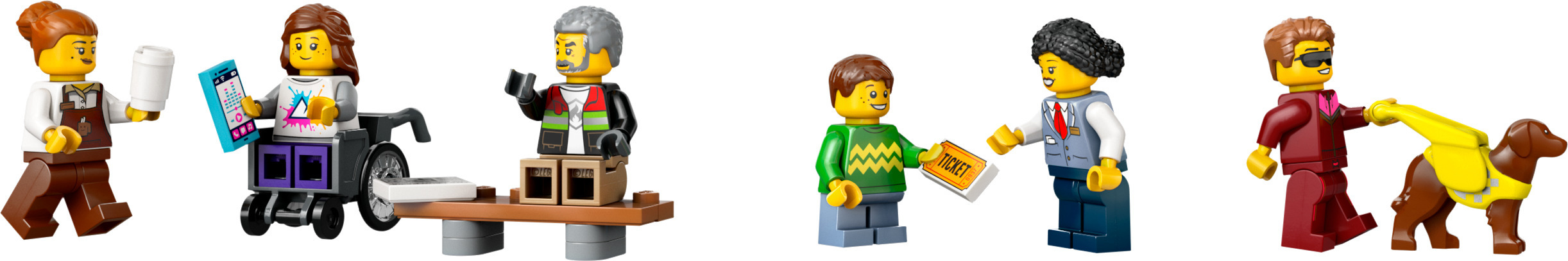 LEGO City Trains 60423 - City Light Rail Stop - Image 3