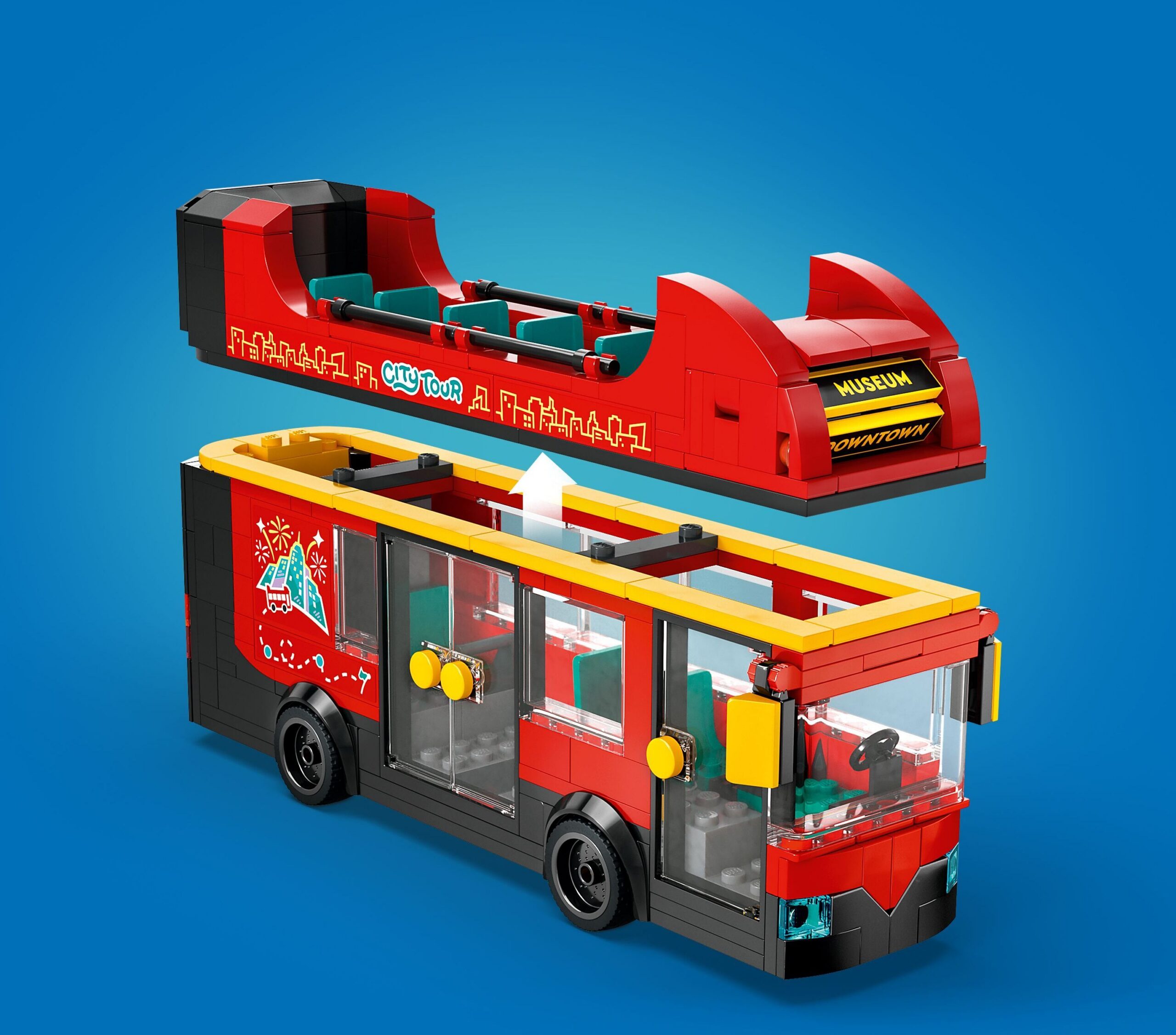 LEGO City Great Vehicles 60407 - Punane kahekordne turismibuss - Image 4