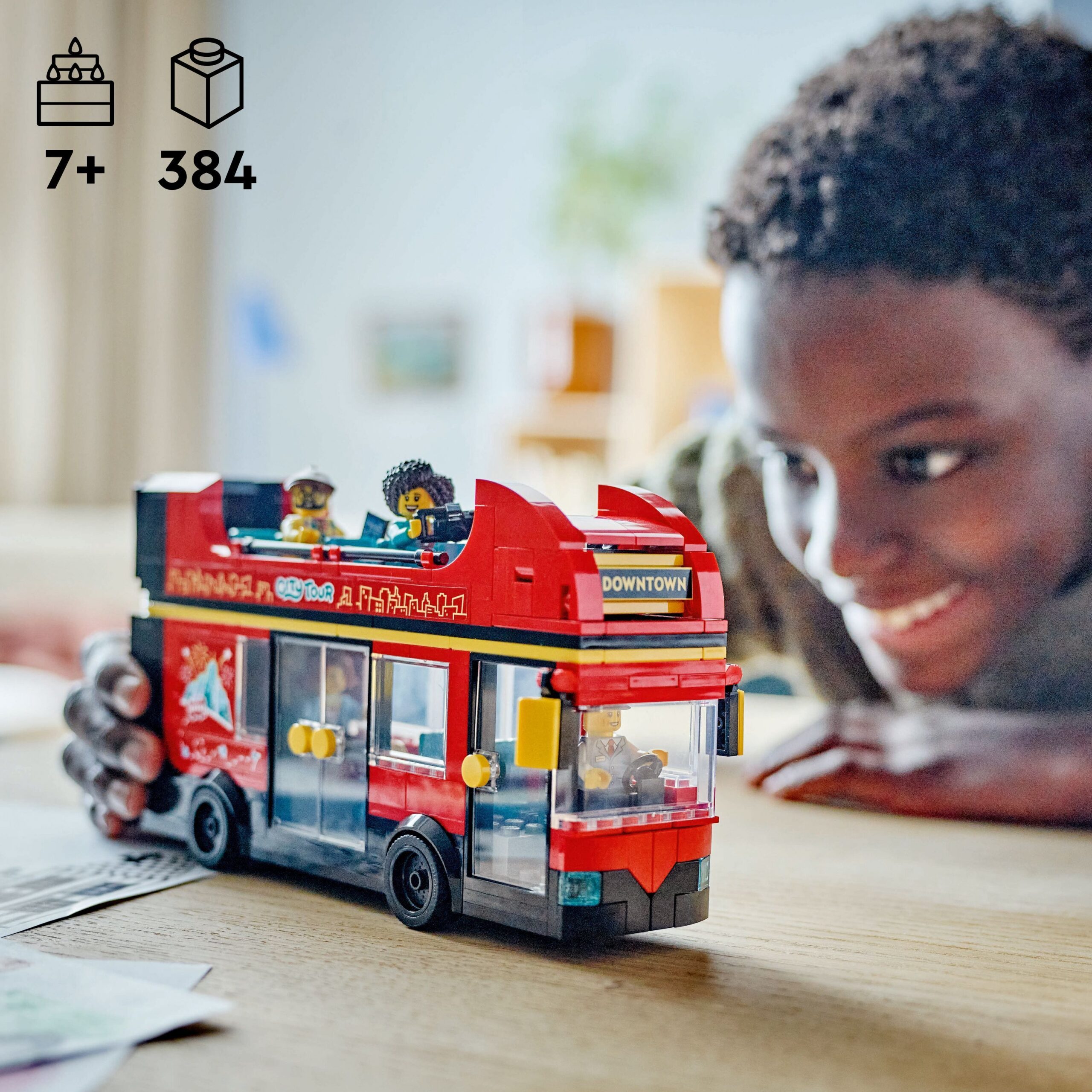 LEGO City Great Vehicles 60407 - Punane kahekordne turismibuss - Image 3