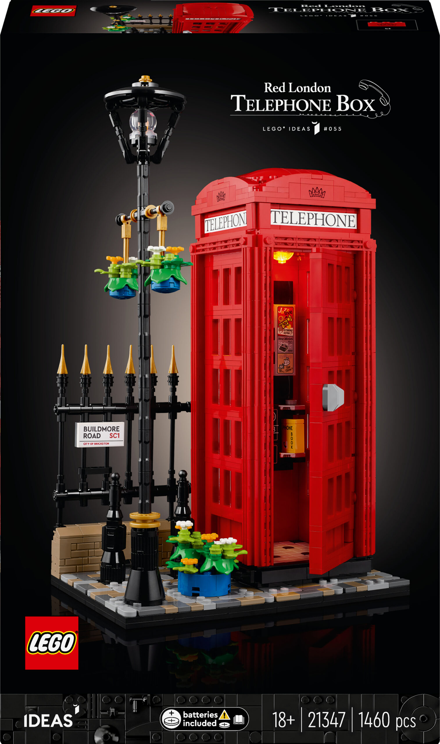 LEGO Ideas 21347 - Londoni punane telefoniputka