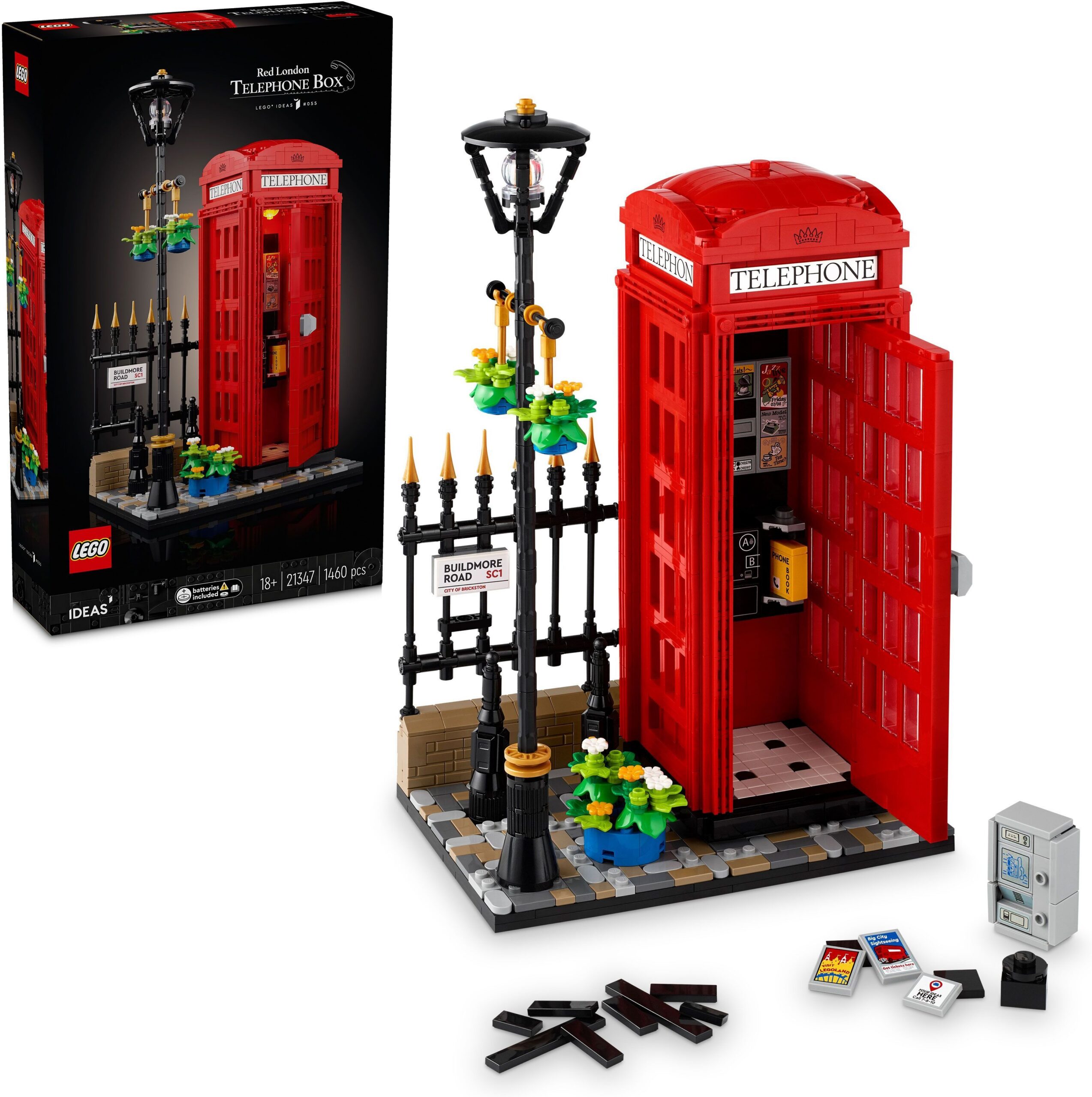 LEGO Ideas 21347 - Londoni punane telefoniputka - Image 2