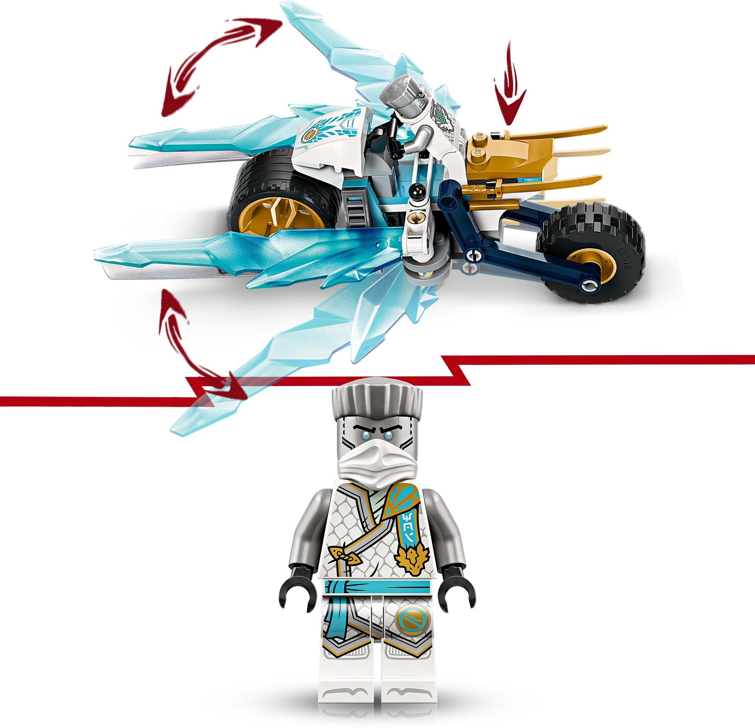 LEGO Ninjago 71816 - Zane'i jääratas - Image 4