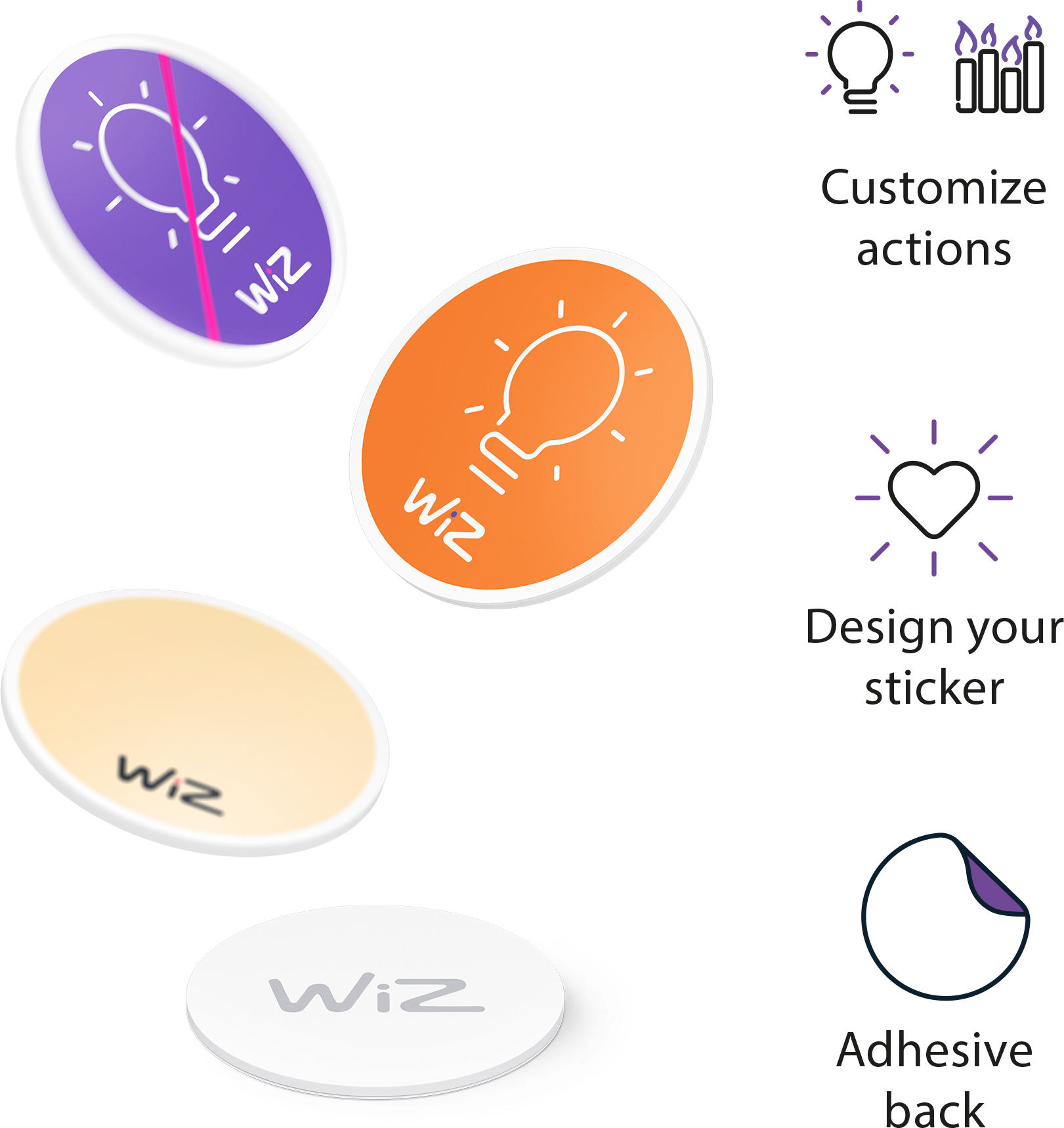 WiZ NFC silt, 4 tk - Image 3