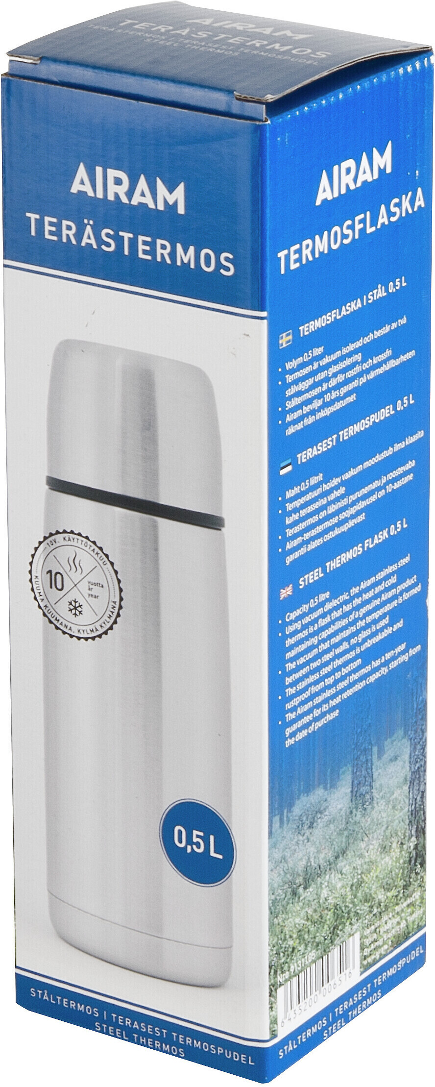 Airam terasest termos 0,5 l - Image 3