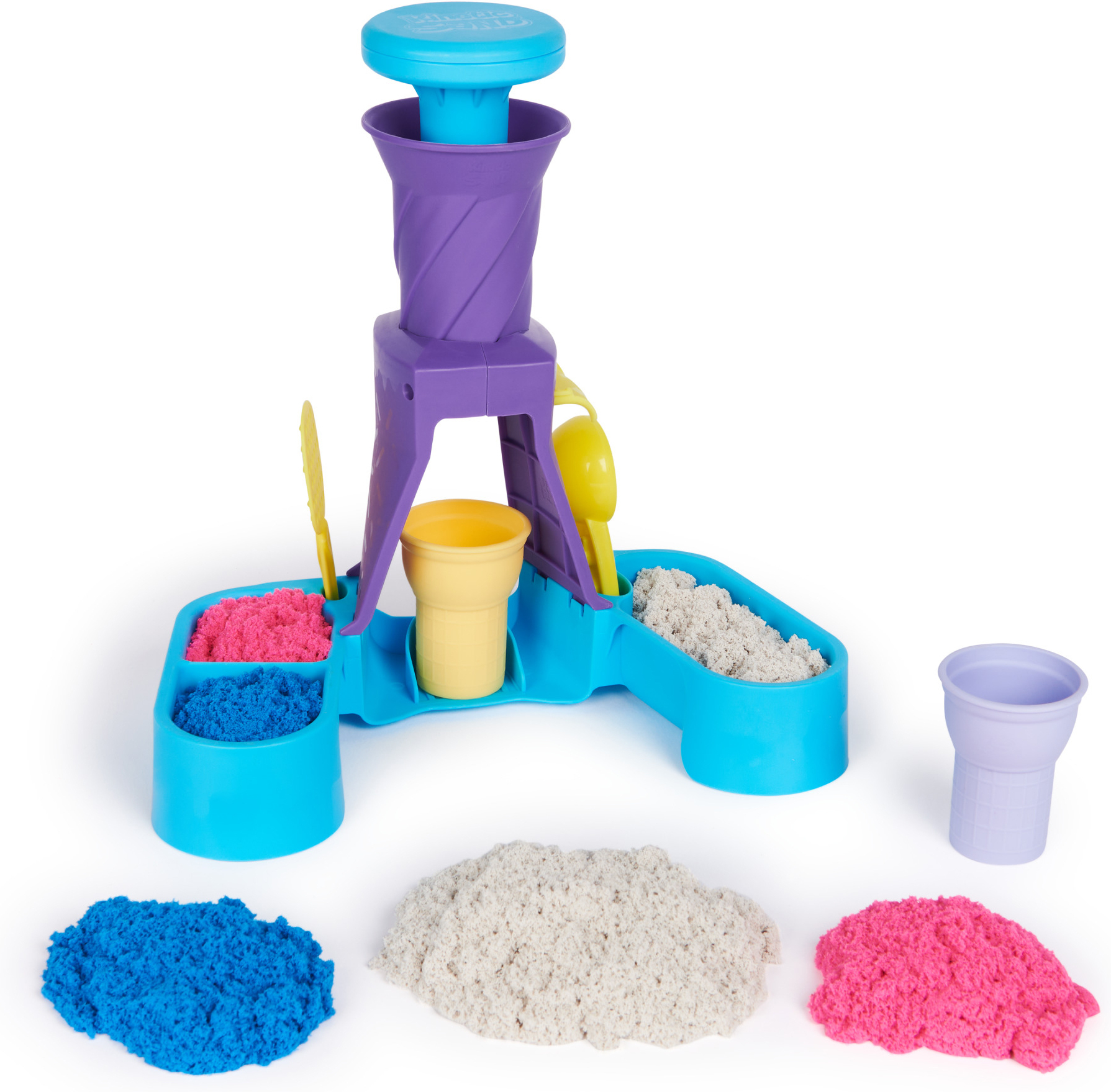 Kinetic Sand pehme serveerimisjaam - jäätisemängukomplekt - Image 3