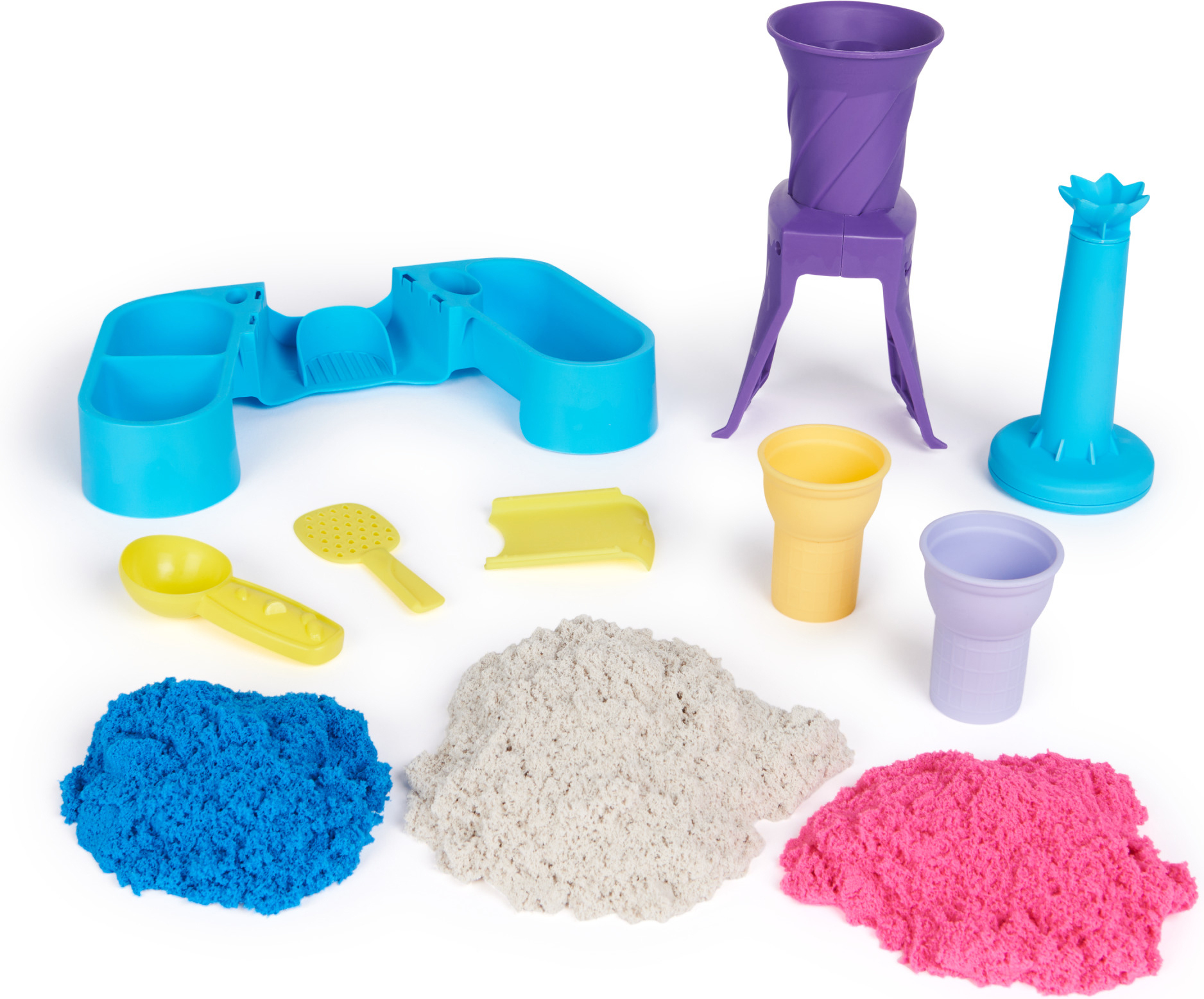 Kinetic Sand pehme serveerimisjaam - jäätisemängukomplekt - Image 2
