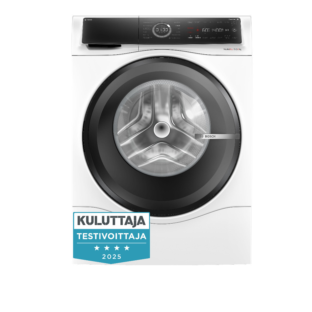 Bosch WNC254A0SN 8. seeria pesumasin-kuivati