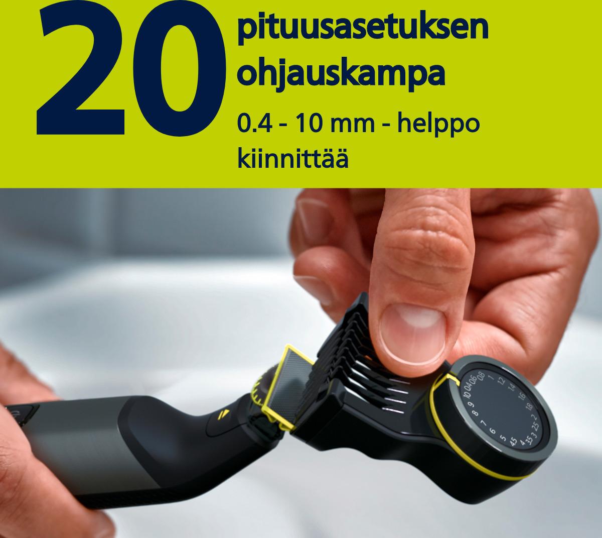 Philips OneBlade Pro 360 näo- ja kehakarvade trimmer QP6552/15 habeme- ja kehatrimmer - Image 5