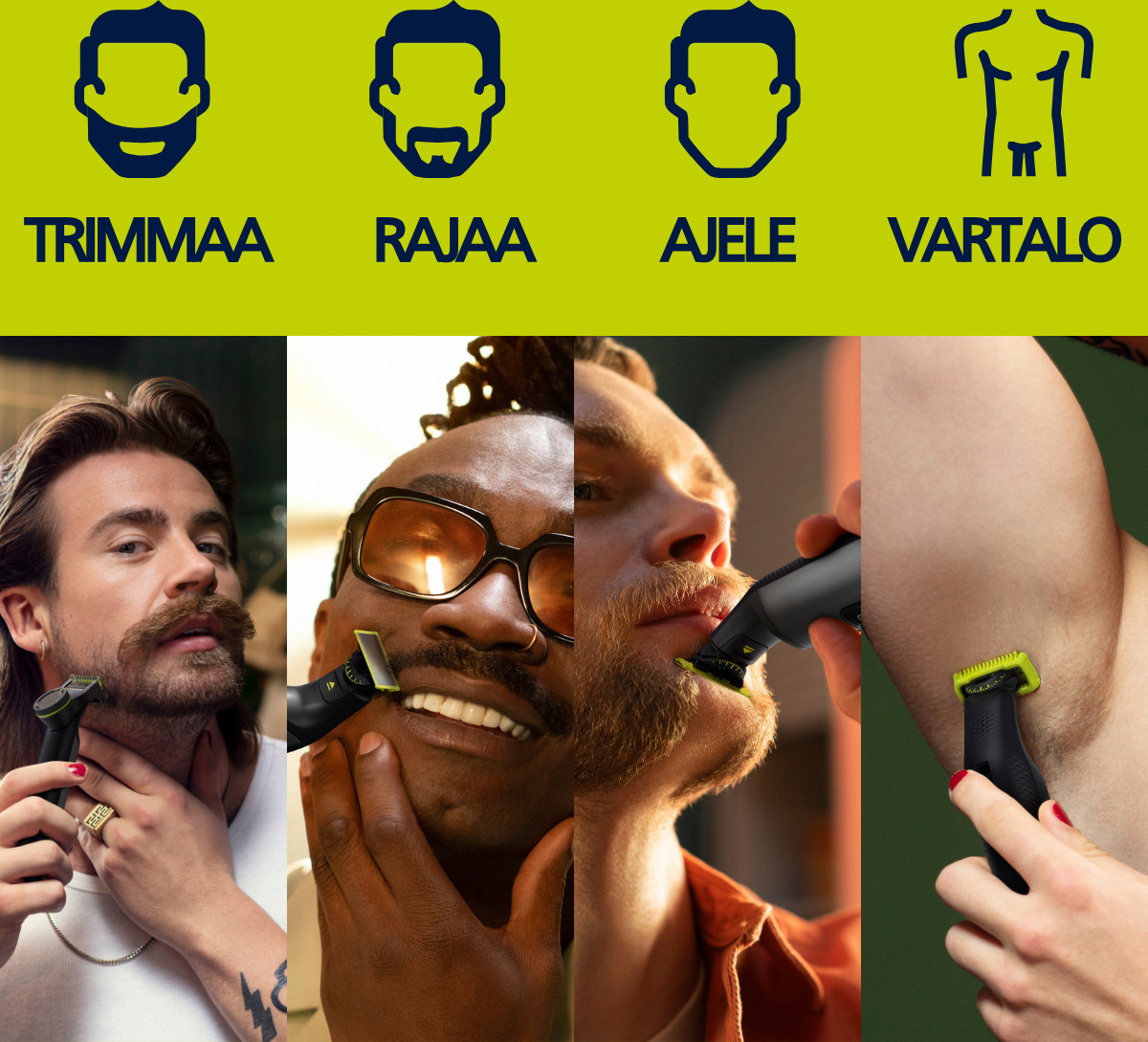 Philips OneBlade Pro 360 näo- ja kehakarvade trimmer QP6552/15 habeme- ja kehatrimmer - Image 3