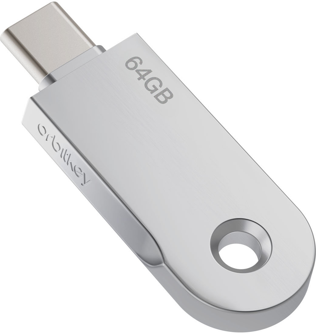 Orbitkey USB-C võtmehoidja mälupulk, 64 GB