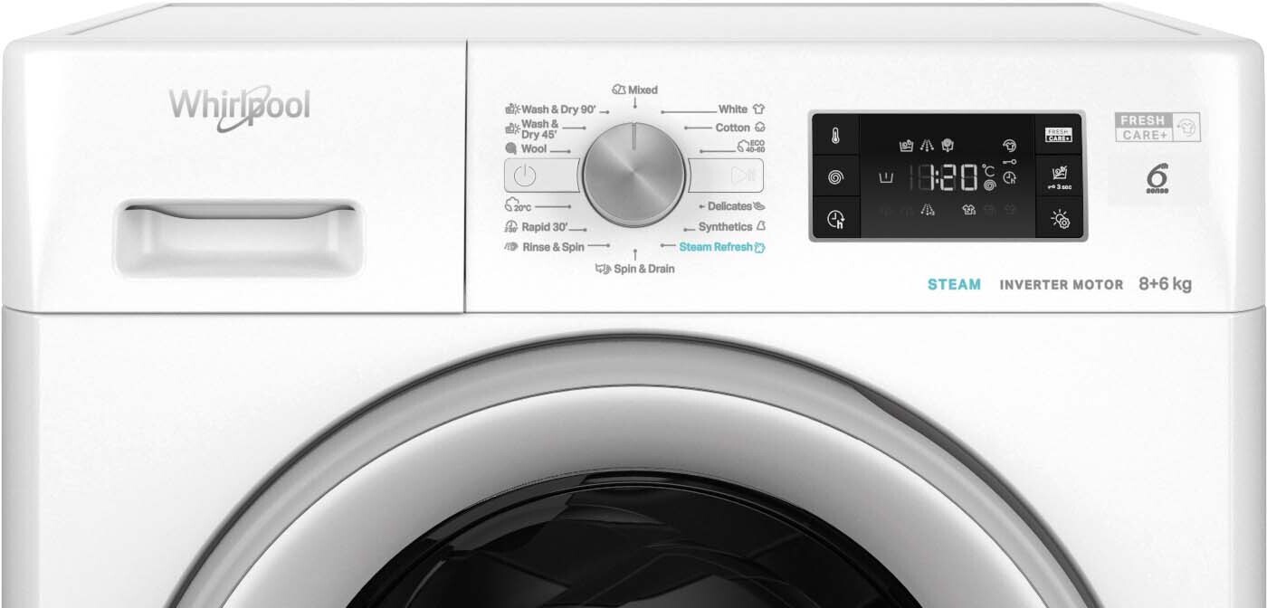 Whirlpool FFWDB 864489 SV EE Kuivatus-pesumasin - Image 2