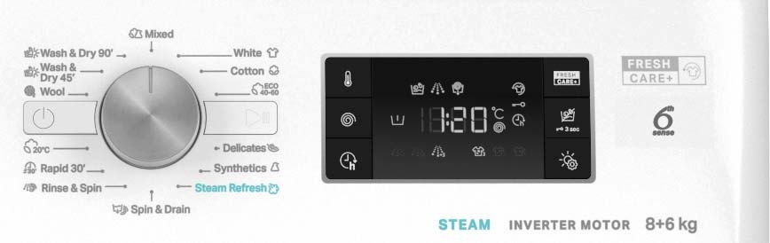 Whirlpool FFWDB 864489 SV EE Kuivatus-pesumasin - Image 3