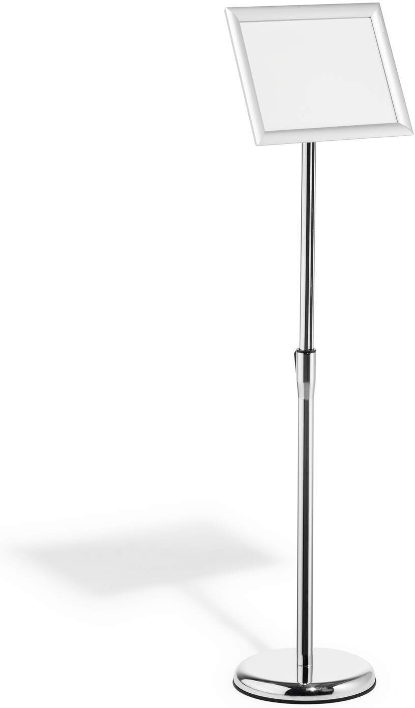 Vastupidav klõpskinnitusega põrandaalus alumiiniumist A4, hõbedane - Image 2