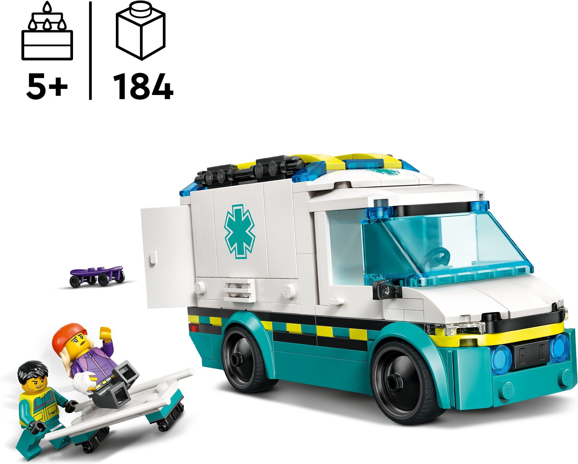 LEGO City 60451 - Kiirabi hädaabiteenustele - Image 2