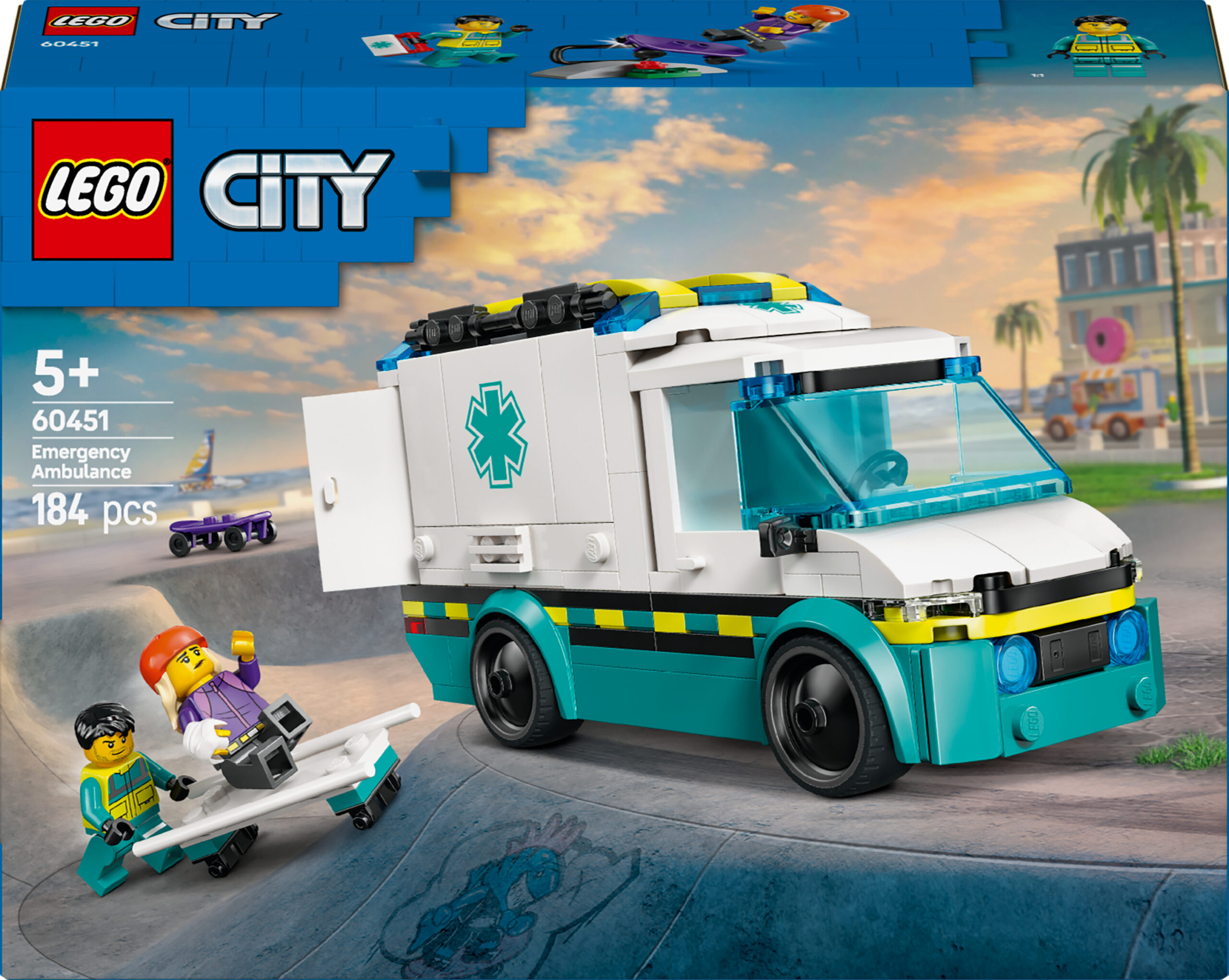 LEGO City 60451 - Kiirabi hädaabiteenustele