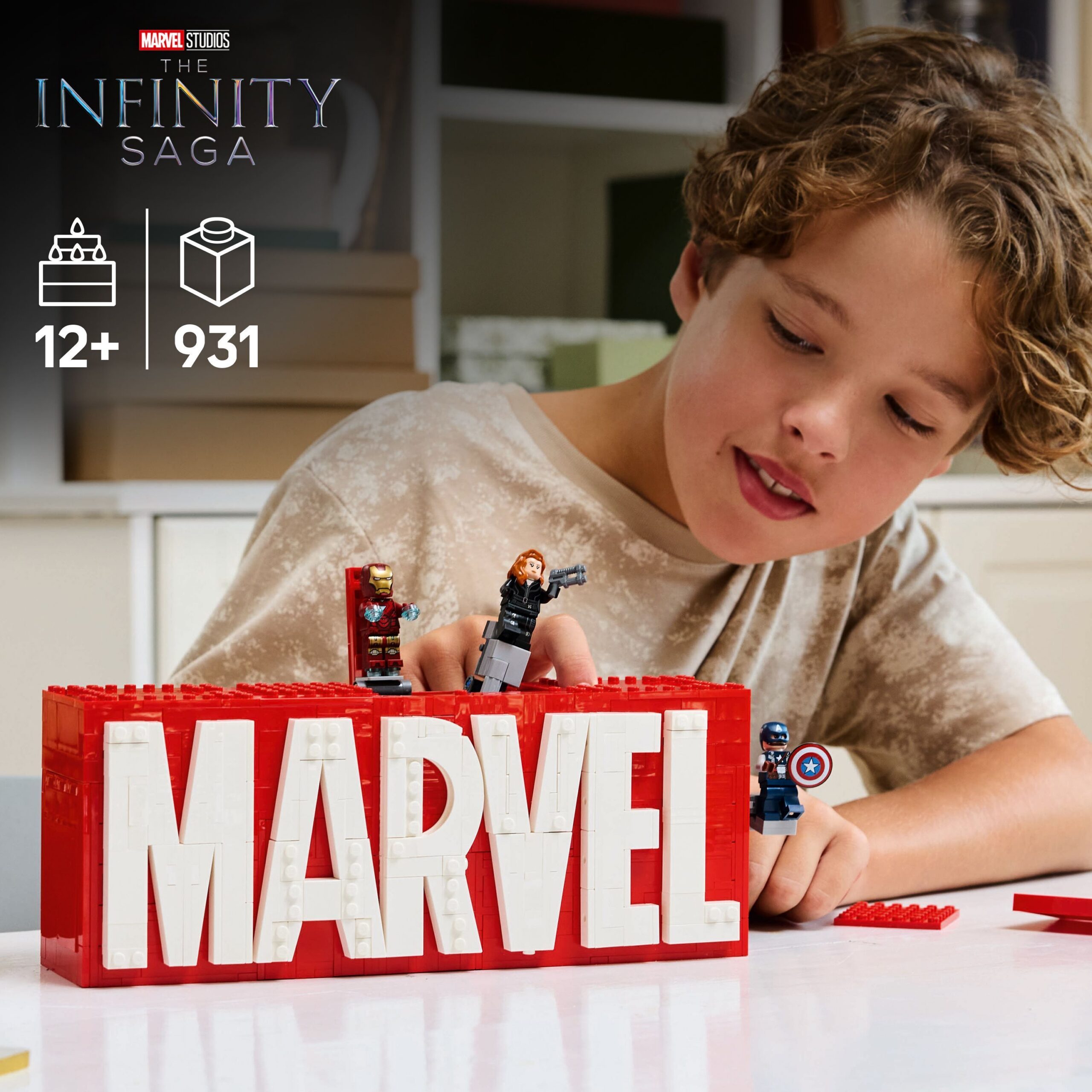 LEGO Super Heroes Marvel 76313 – MARVELi logo ja minifiguurid - Image 3