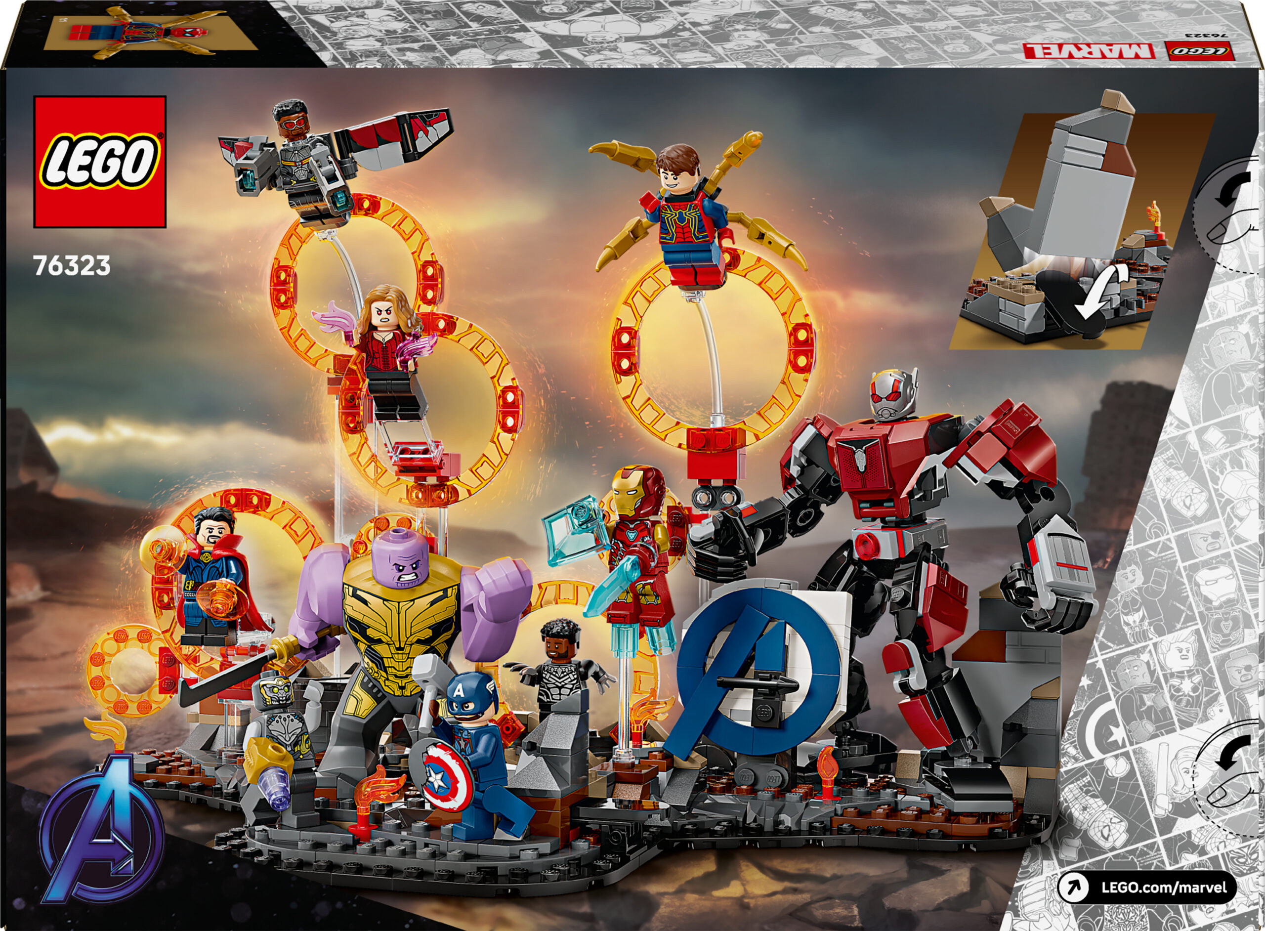 LEGO Super Heroes Marvel 76323 – Kättemaksjad: Lõppmäng – Viimane lahing
