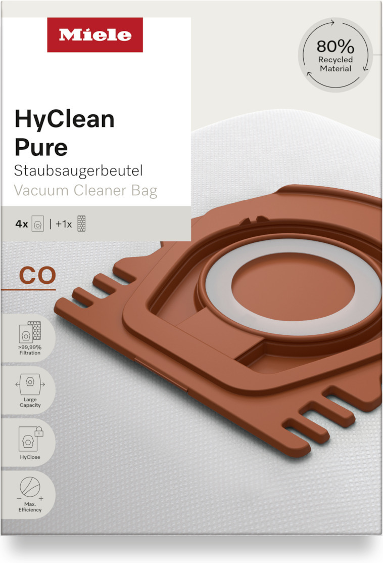Miele HyClean Pure CO tolmukotid, 4 tk