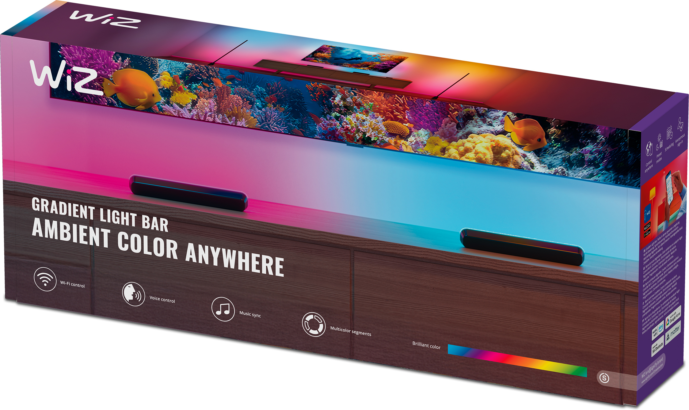 WiZ Gradient Light Bars nutikas laud lambid - Image 4