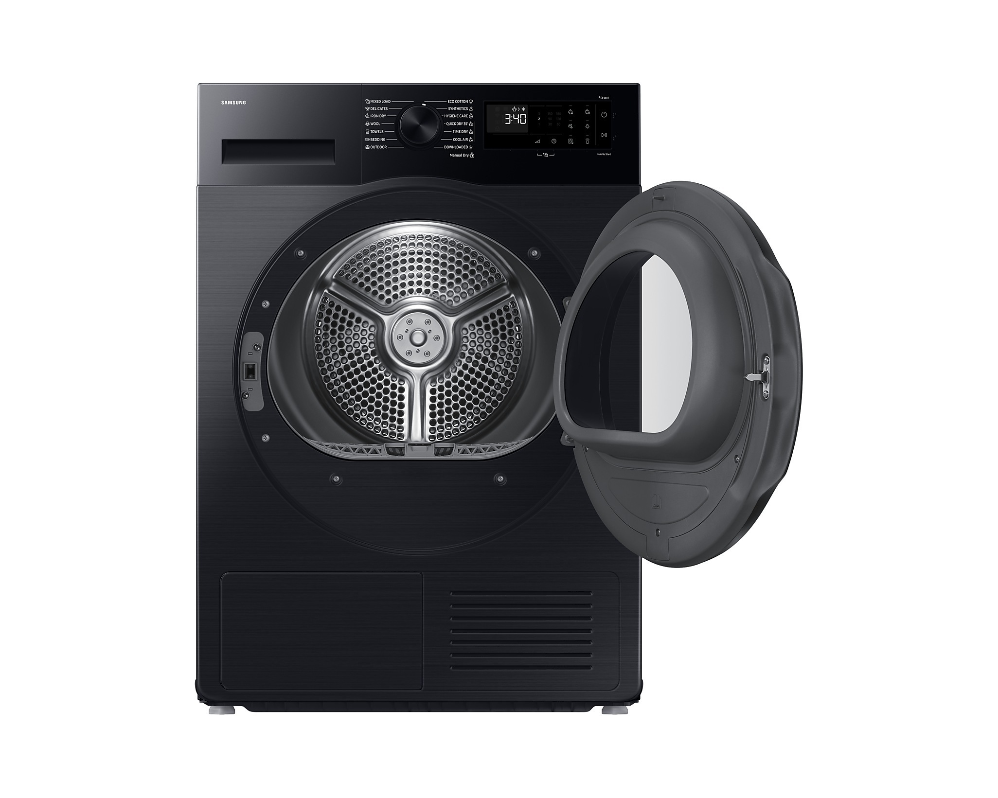 Samsung DV90DG52A0ABEE kuivati, must - Image 4