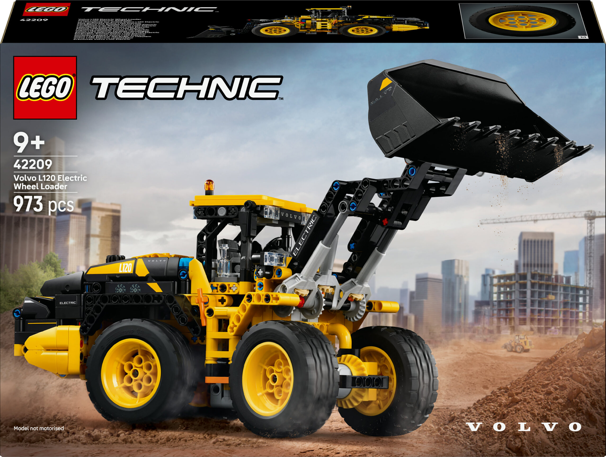 LEGO Technic 42209 Volvo L120 elektriline rataslaadur