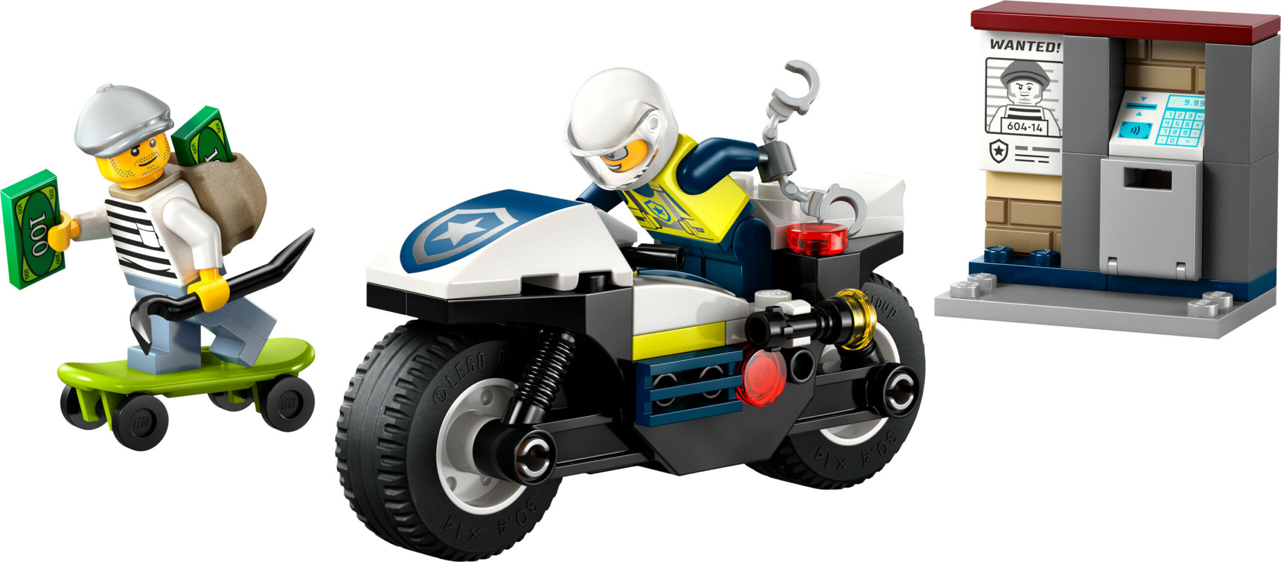 LEGO City 60455 Politsei mootorratta tagaajamine - Image 3