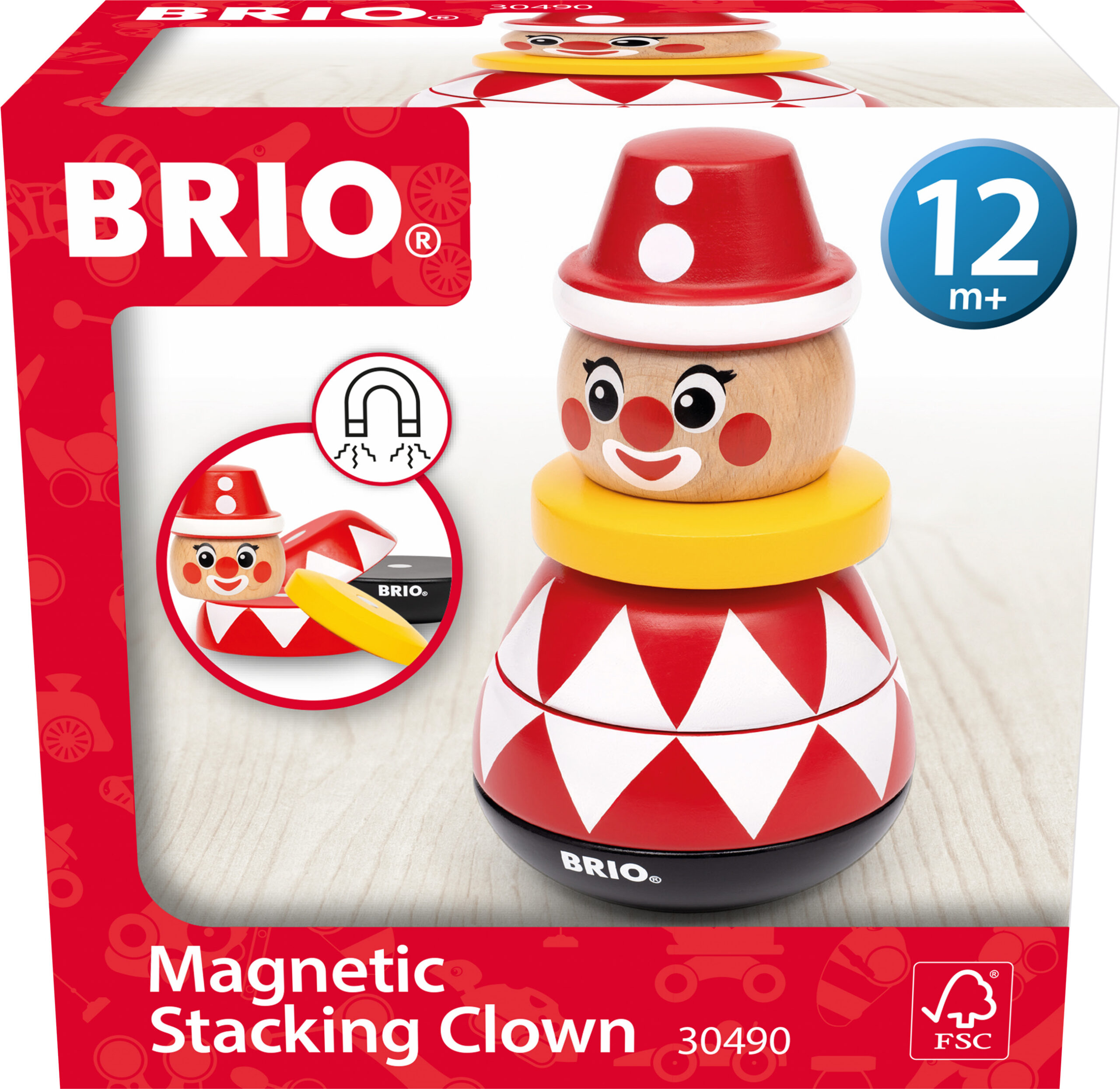 BRIO Magnetic clown