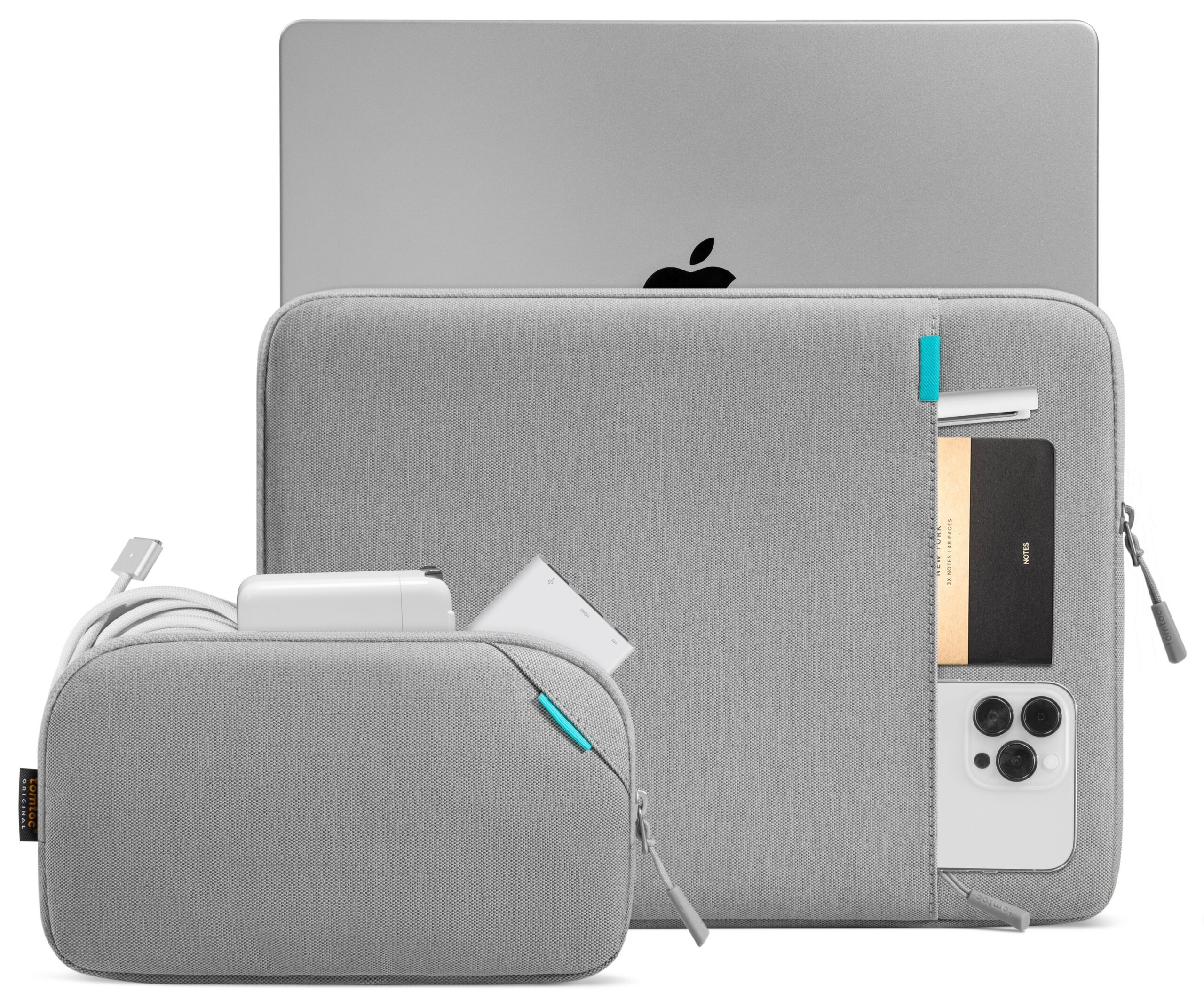 tomtoc Defender A13 14" sülearvutiümbris ja tarvikute kott, hall - Image 2