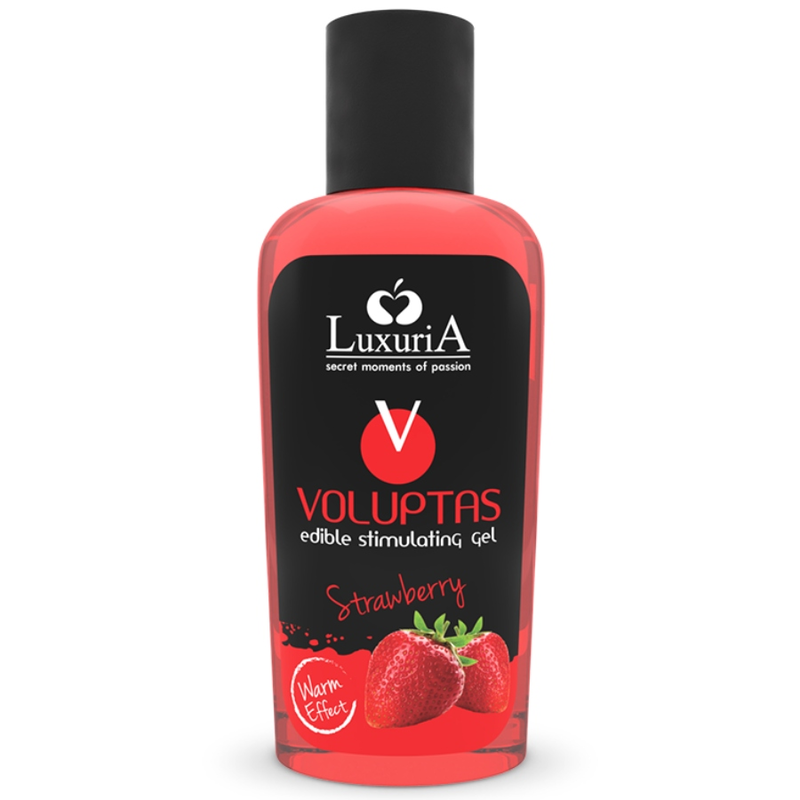 VOLUPTAS EDIBLE MASSAGE GEL WARMING EFFECT STRAWBERRY 100 ML