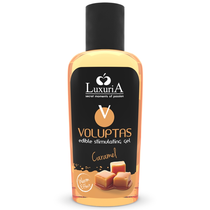 VOLUPTAS EDIBLE MASSAGE GEL WARMING EFFECT CARAMEL 100 ML