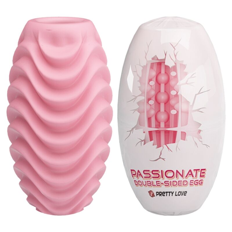 PINK DOUBLE SIDED MASTURBATOR EGG