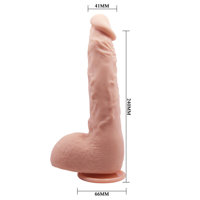 REALISTIC DILDO JASON NATURAL 24 CM - Image 2
