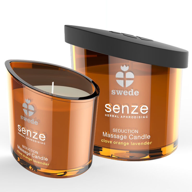 SENZE SEDUCTION MASSAGE CANDLE CLOVE, ORANGE, LAVENDER
